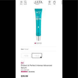 No7 Protect & Perfect Intense Advanced Serum